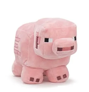 MINECRAFT - Cochon - Peluche 18cm