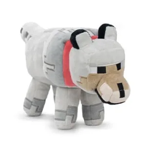 MINECRAFT - Loup - Peluche 30cm