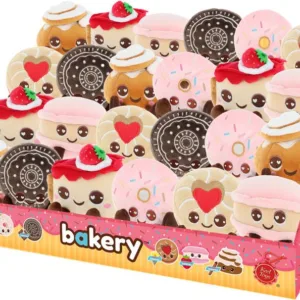 KAWAII - Bakery - Display de 24 Peluches Parfumées - 6 Modèles - 8cm