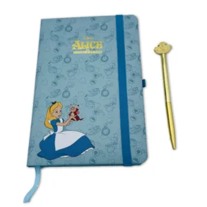 ALICE AUX PAYS DES MERVEILLES - Pack Premium Notebook A5 + Stylo-Bille