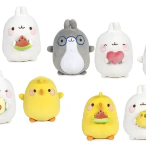 MOLANG - Assortiment de 12 Peluches Wave 1- 25cm