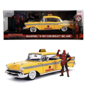 DEADPOOL - 1957 Chevy Bel Air 1+ Figurine Deadpool - 1:24
