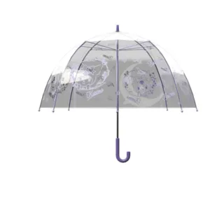 KUROMI - Parapluie "Bubble" Transparent Manuel 57 cm