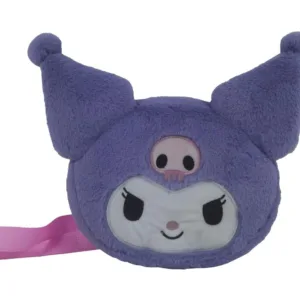 KUROMI - Purple - Sac à Bandouilère Fourrure - 24x8x6cm
