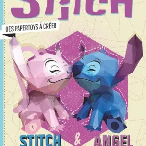 DISNEY - STITCH ET ANGEL - UN PAPERTOY A CREER