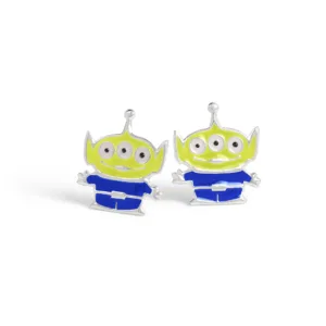 TOY STORY - Alien - 1 Paire de Clous d'Oreilles en Argent
