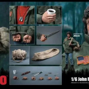RAMBO FIRST BLOOD - John Rambo "Field Jacket" - Figurine 1/6 30cm