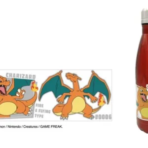 POKEMON - Dracaufeu - Bouteille en Acier Inoxydable 780ml