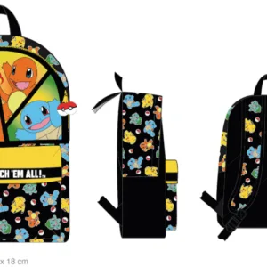POKEMON - Starter - Sac à Dos 2 Compartiments '42x30x18cm'
