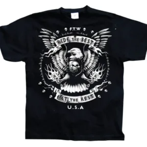 LIFESTYLE - T-Shirt Ride the Best / Eat the Rest (S)