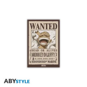 ONE PIECE - Wanted Luffy - Aimants 5.5x8cm