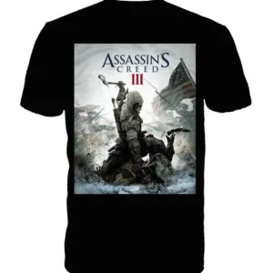 ASSASSIN'S CREED 3 - T-Shirt Black - Game Cover (XL)