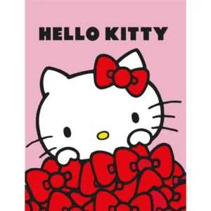 HELLO KITTY - Couverture Flanelle 130x160cm