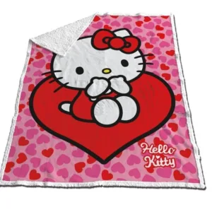 HELLO KITTY - Couverture Sherpa 120x150cm