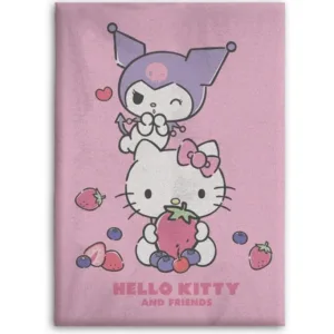 HELLO KITTY - Hello Kitty and Friends - Plaid en polaire 100x140cm