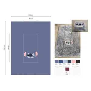 LILO & STITCH - Stitch - Couverture Coussin