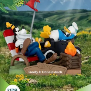 DISNEY - Dingo & Donald Duck - Diorama D-Stage Campsite Series 10cm