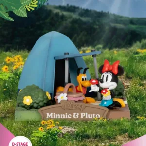 DISNEY - Minnie & Pluto - Diorama D-Stage Campsite Series 10cm