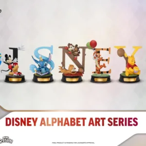 DISNEY 100TH - Disney Alphabet Art - Pack 6 Diorama Stage 10cm