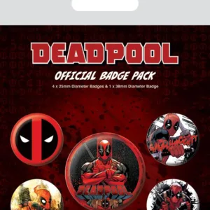 DEADPOOL - Pack 5 Badges - Deadpool