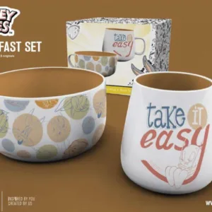 LOONEY TUNES - Set Petit-Déjeuner - Bol & mug - Orginals