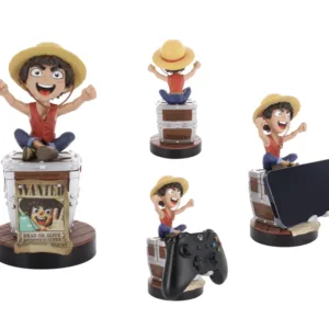 ONE PIECE NETFLIX - Luffy Wanted - Support Manette & Portable - 20cm