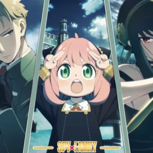 SPY X FAMILY - Loid, Yor & Anya - Golden Poster 30x40cm