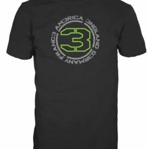 CALL OF DUTY MW3 - T-Shirt Black - COUNTRIES 3 (XXL)