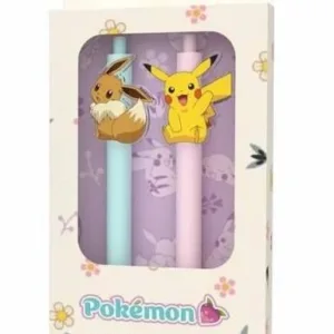 POKEMON - Collection Flower - Set de 2 Stylos à Bille