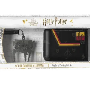 HARRY POTTER - Box Premium - Portefeuille + Porte-Clés en Métal- 2 Pc.