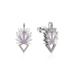 FROZEN 2 - Boucles d'oreilles Elsa ice crystal 'Plaqué or blanc'