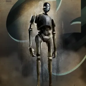 ROGUE ONE KEY FORCES - Magnetic Metal Poster 45x32 - K-2SO