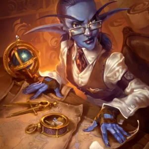 HEARTHSTONE - Magnetic Metal Poster 31x21 - Elise Starseeker