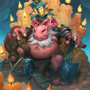 HEARTHSTONE - Magnetic Metal Poster 31x21 - King Togwaggle