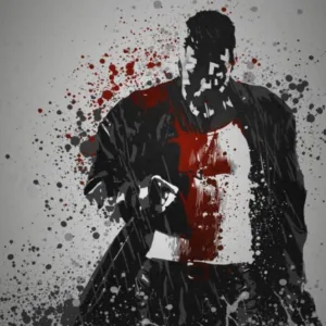 PC SPLATTER - Magnetic Metal Poster 45X32 - Sin
