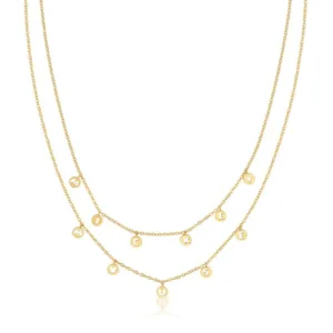 DISNEY MICKEY MOUSE - Word Necklace 'Gold Plated'