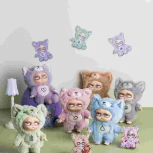 Sleeples Grumpipi Plush+Acrylic Keychain & Card -BLIND BOX (6pcs) 13cm