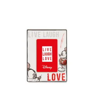 DISNEY - Cadre photo 15x10 Mickey LIVE LAUGH LOVE - '22x17' - Rouge