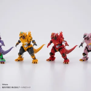 GODZILLA X EVANGELION - Mechagodzilla EVA Colour - Set 4 Statue 9cm