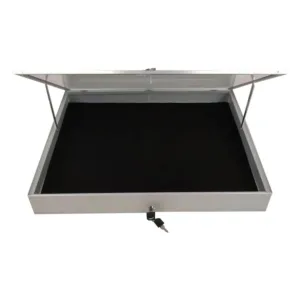 EVORETRO - Show Case Aluminium/Acrylic 91x60x10cm With Secure