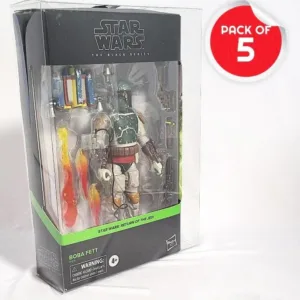 EVORETRO - PET Protector For Black Series Action Figure Star Wars 5pc