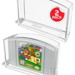 EVORETRO - PREMIUM Acrylic Case for N64 Cartridge pack of 2