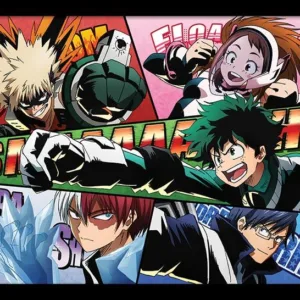 MY HERO ACADEMIA - Comic Action - Impression encadrée 30x40cm