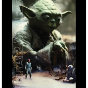 STAR WARS - Yoda Key Art - Impression encadrée 30x40cm