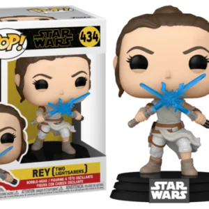 STAR WARS IX - POP N° 434 - Rey w/ 2 Light Sabers