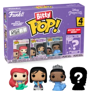 DISNEY PRINCESSE - Bitty Pop 4 Pack 2.5cm - Ariel