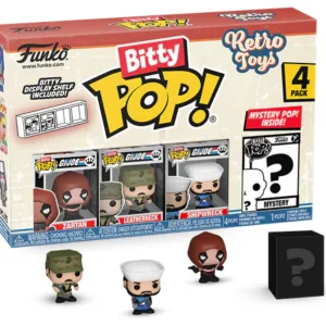 RETRO TOYS - Bitty Pop 4 Pack 2.5cm - GI Joe