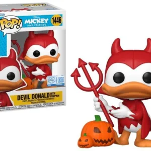 DISNEY - POP N° 1446 - Devil Donald avec Chase (Black Light)