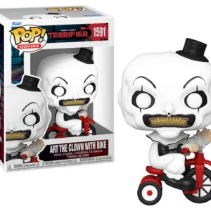 TERRIFIER - POP Movies N° 1591 - Art the Clown avec Vélo
