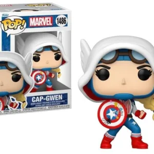 SPIDER-GWEN : GWENVERSE - POP Marvel N° 1486 - Cap-Gwen